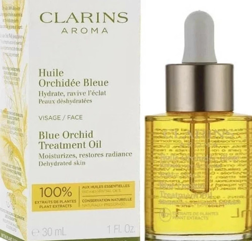 Clarins blue orchid treatment - clarins,