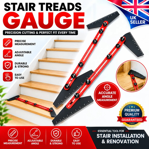 Stair tread template tool step - tread,