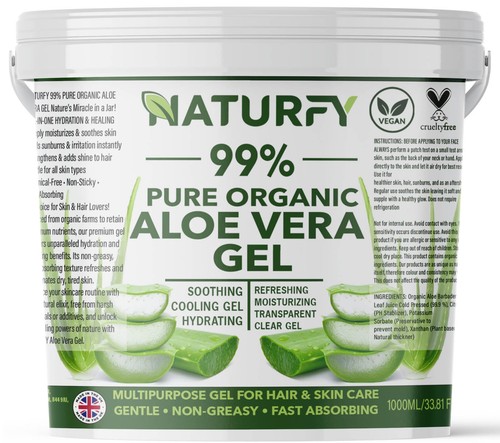 1kg 100 pure aloe vera - 100%,