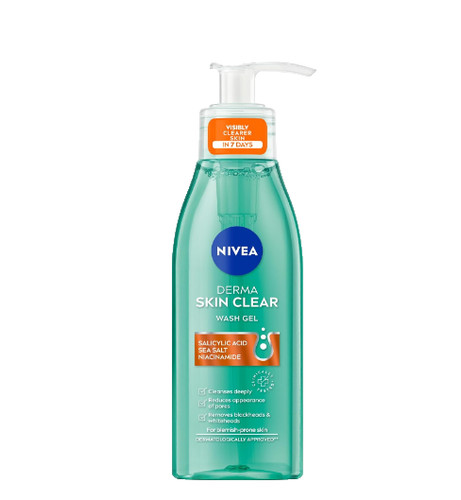 Nivea derma skin clear wash - clear,