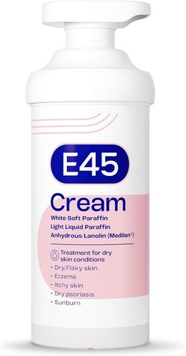 E45 cream pump 500 - e45, itch