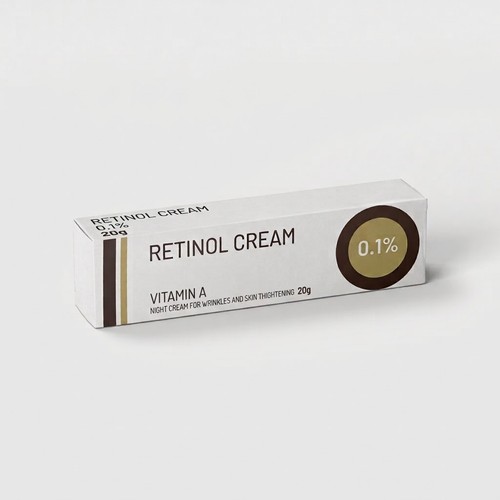 Retinol night cream for
